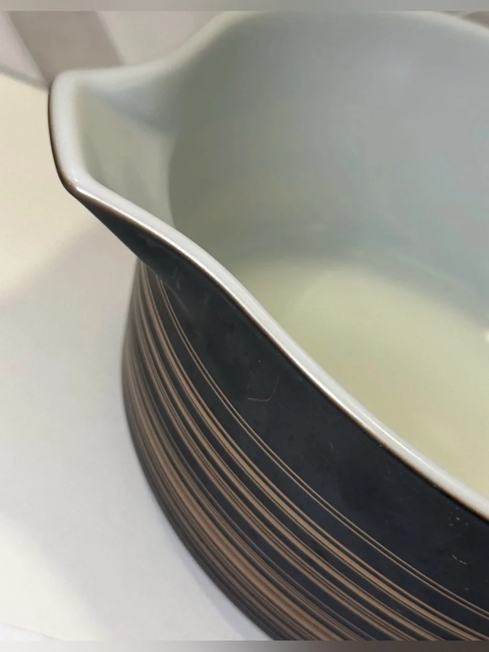PYREX 475 - TERRA - 21/2 QT. COVERED CASSEROLE DISH LID - Vintage 1964 USA